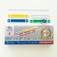 Hộp 50 Bộ Nẹp Giấy Hiệu G-Star PF08 Chất Liệu Cao Su