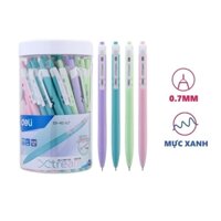 Hộp 50 bút bi mực xanh DL3336 ngòi 0.7mm [BH: None] 1l1