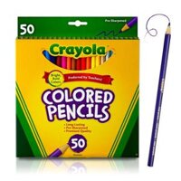 Hộp 50 bút chì màu Crayola chuốt sẵn