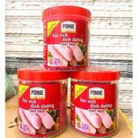 hộp 50 cây xúc xích dinh dưỡng thịt heo Ponie date luôn mới