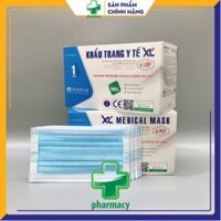 Hộp 50 Chiếc 1 gói 5  cái Khẩu Trang Y Tế 4 Lớp Kháng Khuẩn Chuẩn Xuân Lai Quai Đeo Siêu Êm Không Đau Tai