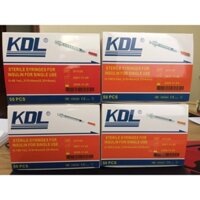 HỘP 50 CHIẾC BƠM TIÊM TIỂU ĐƯỜNG 1ML,0,5ML,0,3ML DKL