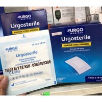✅[HỘP 50 MIẾNG 10x10cm] Băng keo dán miếng dán có kèm gạc vô trùng hút dịch vết thương sinh mổ URGO STERILE URGOSTERILE