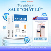 Hộp 50 miếng gạc dán rốn cho bé, bảo vệ chống thấm nước khi tắm bé HETIS Film Pad 6x7cm