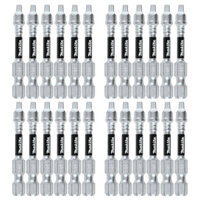Hộp 50 mũi vặn vít đầu vuông Makita B-26593 kích thước SQ2 x 50mm, đuôi lục giác 6.35mm (1/4 inch)