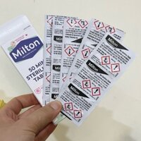 Hộp 50 Viên Tiệt Trùng Milton Dùng Cho Cốc Nguyệt San, Núm Ti, Bình sữa, Khử khuẩn, Làm Sạch