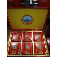 Hộp 6 bánh trung thu 200 gr yến sào Sanest( 6 thập cẩm)