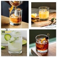 Hộp 6 cốc thủy tinh Ocean dùng để uống nước, cafe size 290ml nhập khẩu Thái Lan thương hiệu VK Mart B00411