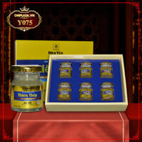 Hộp 6 lọ Nước yến sào Thiên Thủy loại có đường vị lá dứa Y075