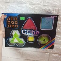 Hộp 6 loại rubik/ cube đồ chơi cho bé