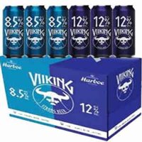 Hộp 6 lon bia Viiking xanh 8.5% vol và 12% vol lon 500ml