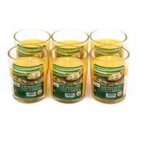 Hộp 6 ly nến thơm votive Miss Candle FTRAMART NQM0413 Citronella Hương sả chanh