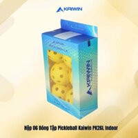 [Hộp 6 quả] Bóng Pickleball Kaiwin siêu bền - loại 26 lỗ và 40 lỗ,Bóng Pickleball tập trong nhà,Tập ngoài trời