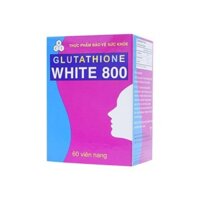 (hộp 60 viên) Glutathione White 800 Giúp làm sáng da, giảm sạm da, nám da, hạn chế sự lão hóa da