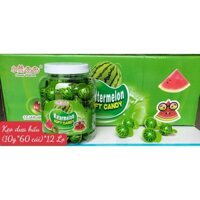 [Hộp 60 viên] Kẹo dẻo có nhân hình con mắt/ dưa hấu/ dâu tâu