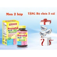 (Hộp 60 viên) PRENATAL-DHA MEDIUSA bổ sung vitamin và khoáng chất cho phụ nữ mang thai và cho con bú