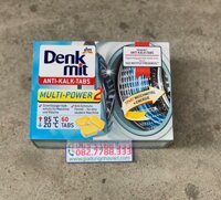 Hộp 60 viên vệ sinh máy giặt Denkmit Anti-Kalk-Tabs – hàng nội địa Đức