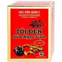 (hộp 60 viên) Viên uống Tỏi đen Sâm Ngọc Linh hỗ trợ tăng cường sức khỏe, chống oxy hóa