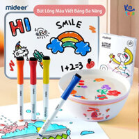 Hộp 8 Cây Bút Lông Màu Viết Bảng Đa Năng Cao Cấp An Toàn Cho Trẻ – Mideer Little Artist Whiteboard Marker