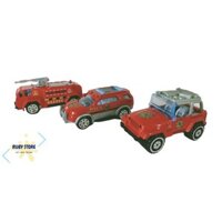 HỘP 8 XE CỨU HỎA, MÁY BAY BẰNG SẮT DIE-CAST (Mô hình)