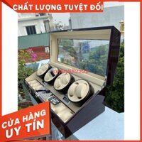 Hộp 8 Xoay + 9 Tĩnh với Màn hình cảm ứng+Điều khiển từ xa Hộp xoay, lắc, tích cót đồng hồ cơ Winder_Watch_Luxury