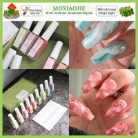 Hộp 9 Chai CỒN LOANG VÂN ĐÁ Macaron Fitomagia – Vẽ Móng Nail Cao Cấp, Tặng Kèm Bảng Màu
