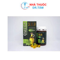 (Hộp 90 viên) Viên dầu cá omega 3 6 9 của Đức Hỗ trợ Giảm mỡ máu, bổ não, bổ mắt