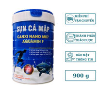 [Hộp 900g Nắp Cao] Sữa SỤN CÁ MẬP CANXI NANO AQUAMIN F - Hỗ trợ tăng cường cơ xương khớp