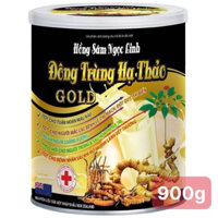 (Hộp 900g) Sữa Bột Hồng Sâm Ngọc Linh Đông Trùng Hạ Thảo GOLD Giúp Tăng Đề Kháng, Ổn Định Huyết Áp, Phục hồi sức khoẻ