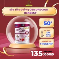 Hộp 900g Sữa dinh dưỡng dành cho người bị tiểu đường OBISURE GOLD DIABEST giúp ổn định đường huyết tăng cường sức khỏe