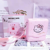 Hộp âm nhạc hình Hello Kitty dạng túi đeo