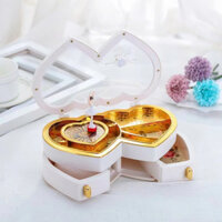 Hộp âm nhạc kèm cô gái múa ba lê, lên dây cót, trưng bày hoặc quà tặng