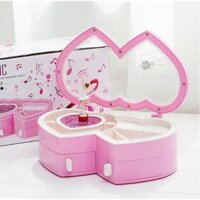 Hộp âm nhạc lên dây cót kèm ba lê siêu xinh, quà tặng hoặc trưng bày