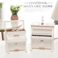 Hộp âm nhạc Piano cổ điển, Music box, Hộp nhạc cổ điển, Mô hình piano, Trang trí văn phòng