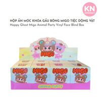 Hộp Ẩn Móc Khóa Gấu Bông Happy Ghost MIGO Animal Party 🎉 – Bộ Sưu Tập Động Vật Đáng Yêu