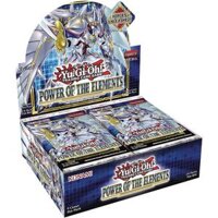 Hộp bài Yugioh - Power of the Elements Booster Box - chính hãng Konami - bảng tiếng Anh - TCG