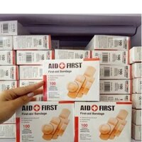 Hộp Băng Keo Cá Nhân 100 Miếng, Gạc Vết Thương, An Toàn Tiện Dụng Cho Gia Đình Và Các Cơ Sở Y Tế