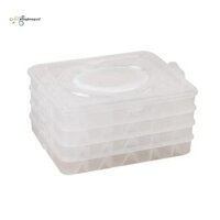 Hộp Bánh Bao Đa Cấp Nhanh Đông Lạnh Hộp Bánh Bao Trong Suốt Tủ Lạnh Nhanh Bánh Bao Tươi Hộp Giữ