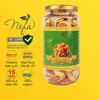 Hộp Bánh Hạnh Nhân Đồng Tiền Nofa Hương Vị Thơm Ngon - Hũ Thủy Tinh 500Gr
