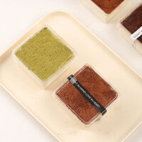 Hộp Bánh Hộp Đóng Gói Tiramisu Mousse Món Tráng Miệng Dùng Một Lần Bơ Vuông Internet Người Nổi Tiếng Lọ Trong Suốt