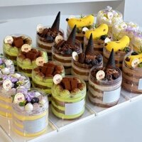 hộp bánh kem Hộp đựng bánh đóng hộp dâu tây, hộp đựng bánh quy nhỏ, hộp đựng bánh kem vị mousse thương mại