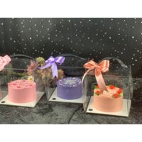 Hộp bánh kem trong size 13*13*15cm ( 1set 10 cái )