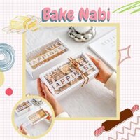 HỘP BÁNH KẸO CHỮ NHẬT HAPPINESS