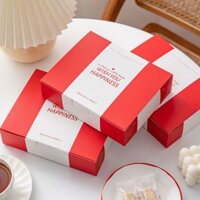 HỘP BÁNH KẸO WISH YOU HAPPINESS ĐỎ