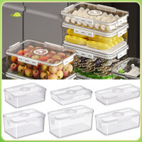 Hộp Bánh Mì Fianao Có Dải Niêm Phong Silicon Hộp Bảo Quản Bánh Mì Kín Hơi Dung Tích Hộp Bảo Quản Tủ Lạnh Có Hẹn Giờ Và Nắp Hộp Kín Hơi Cho Bánh Bao Cho Đông Nam