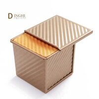 Hộp Bánh Mì Nướng Bánh Mì Mini Chảo 0.55Lb (250G) Dung Tích Bột Hộp Bánh Mì Nướng Vuông Chống Dính Cho Lò Nướng