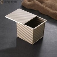 Hộp bánh mì nướng hình khối VERGE LIMIT, Chảo cuộn vuông chống dính sâm panh, Dụng cụ nhà bếp Thép Carbon Mini có nắp khuôn bánh Lò nướng