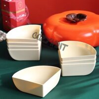 Hộp Bánh Mứt 4 Ngăn Quả Hồng CozyMint Đựng Kẹo Trái Cây Khô Có Nắp Đậy Trang Trí để bàn quà tặng Tết