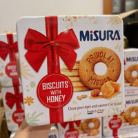 Hôp Bánh quy Misura Honey Biscuits 199.8g