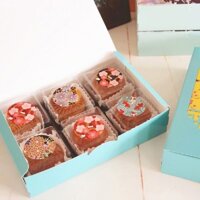 Hộp bánh trung thu 6 bánh 50-83gr hoa đào